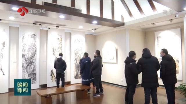 刘罡中国画作品展在省国画院展出