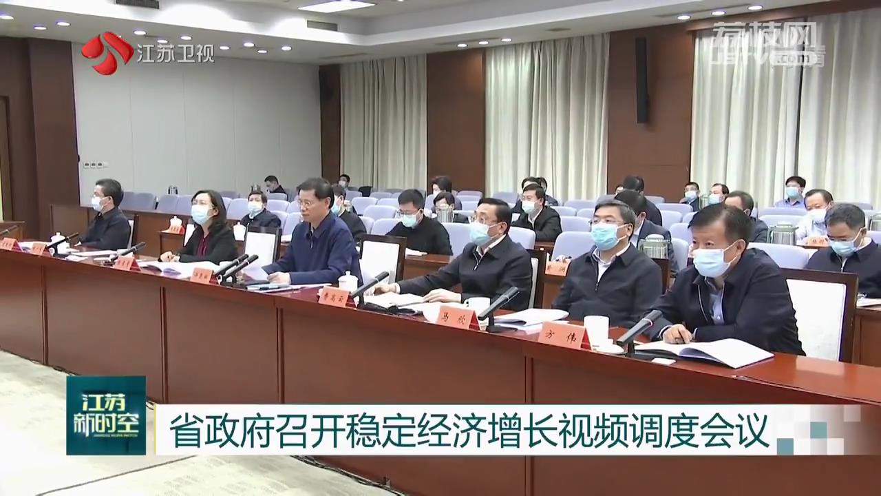 省政府召開穩定經濟增長視頻調度會議