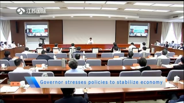 Governor stresses policies to stabilize economy