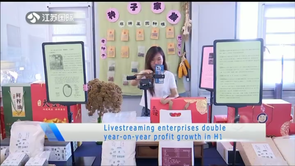 Livestreaming enterprises double year-on-year profit growth in H1