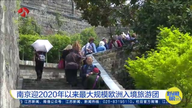 南京迎2020年以来最大规模欧洲入境旅游团